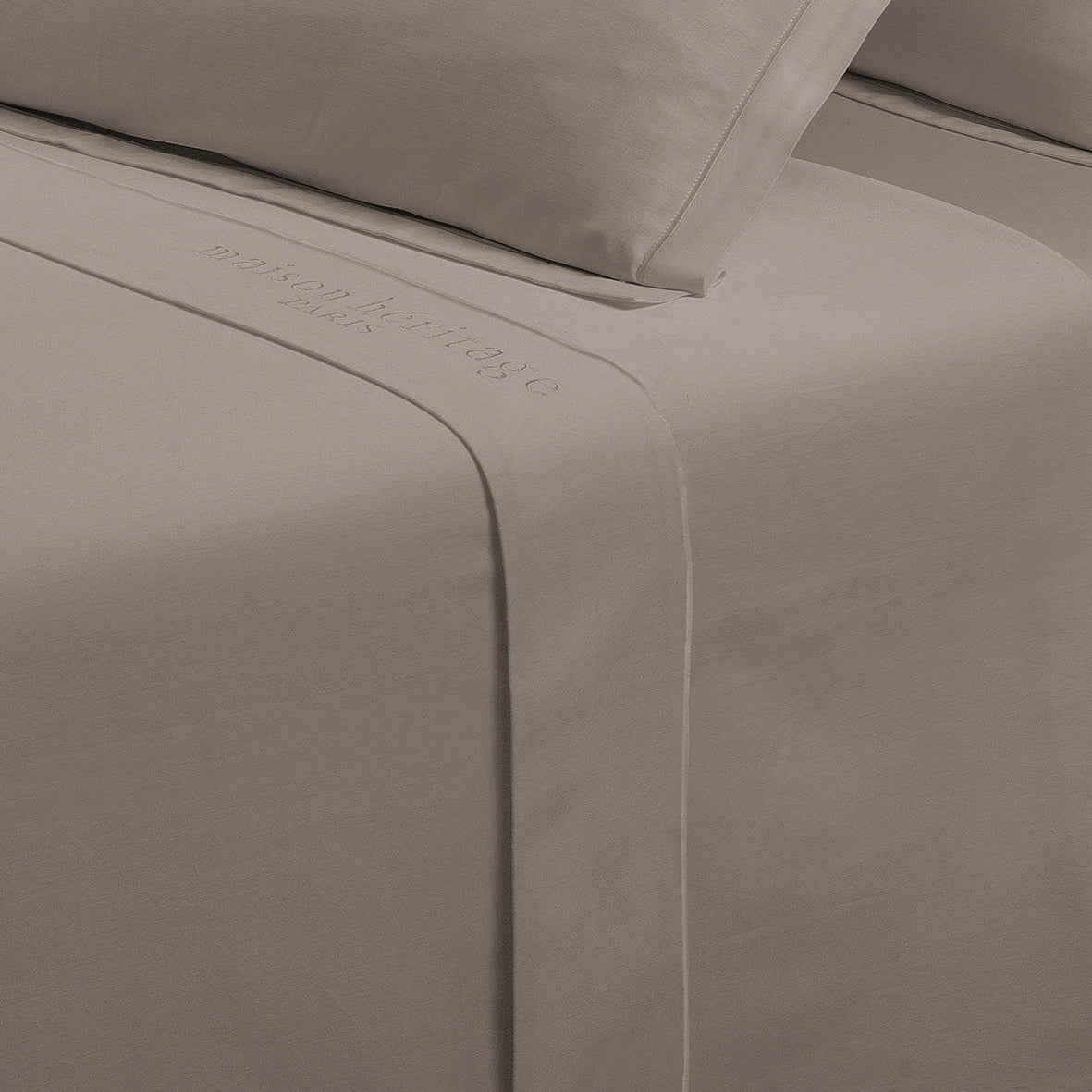 Drap plat satin de coton Uni 1 baratta