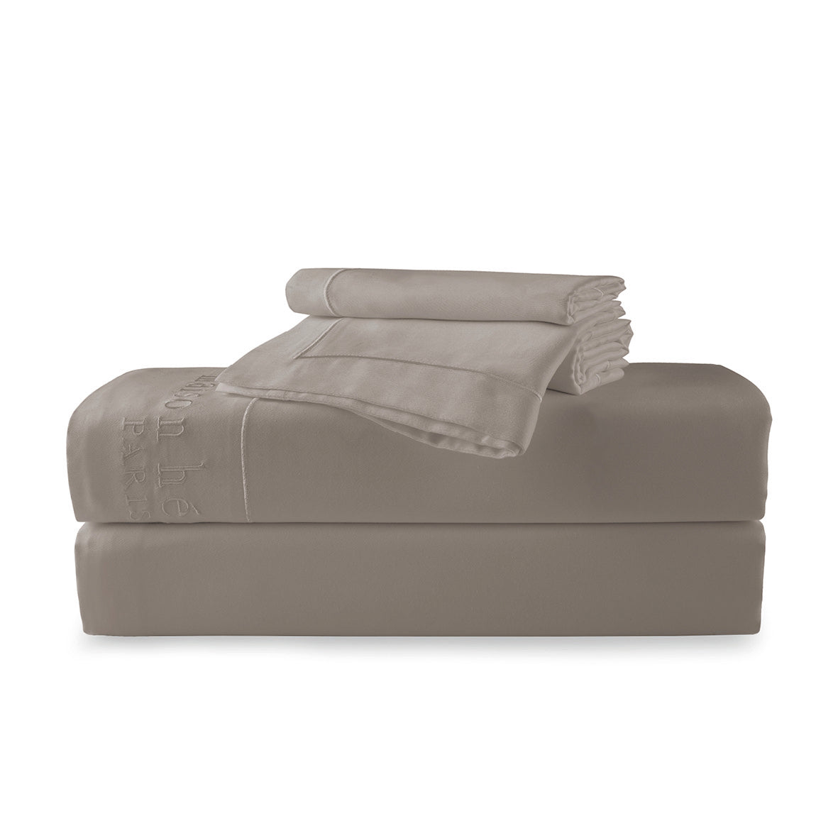 Ensemble de draps satin de coton Uni 1 baratta