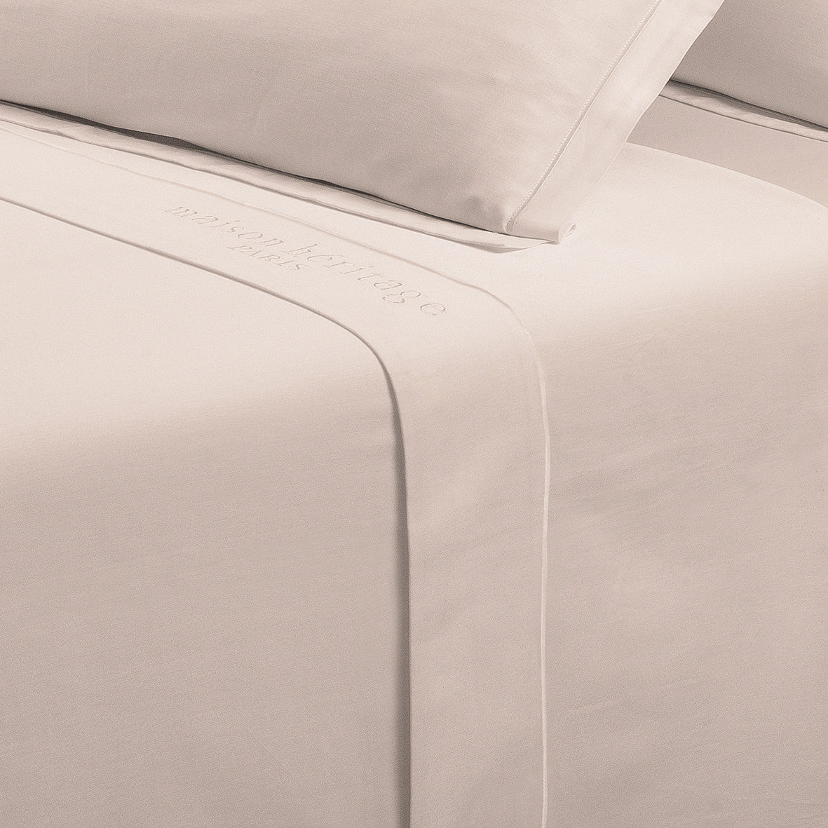 Drap plat satin de coton Uni 1 baratta