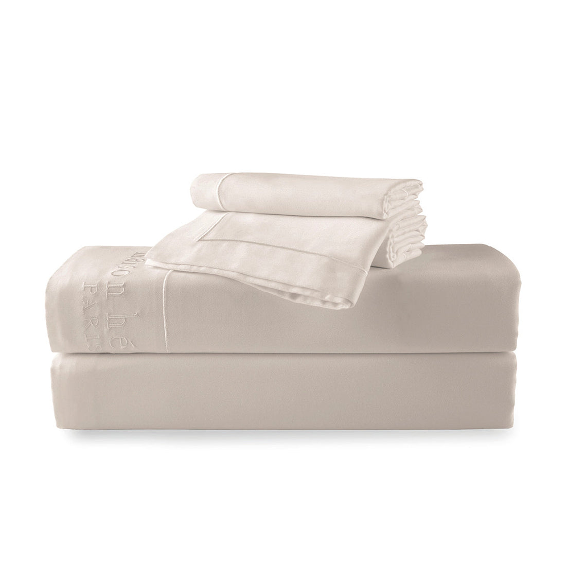 Ensemble de draps satin de coton Uni 1 baratta