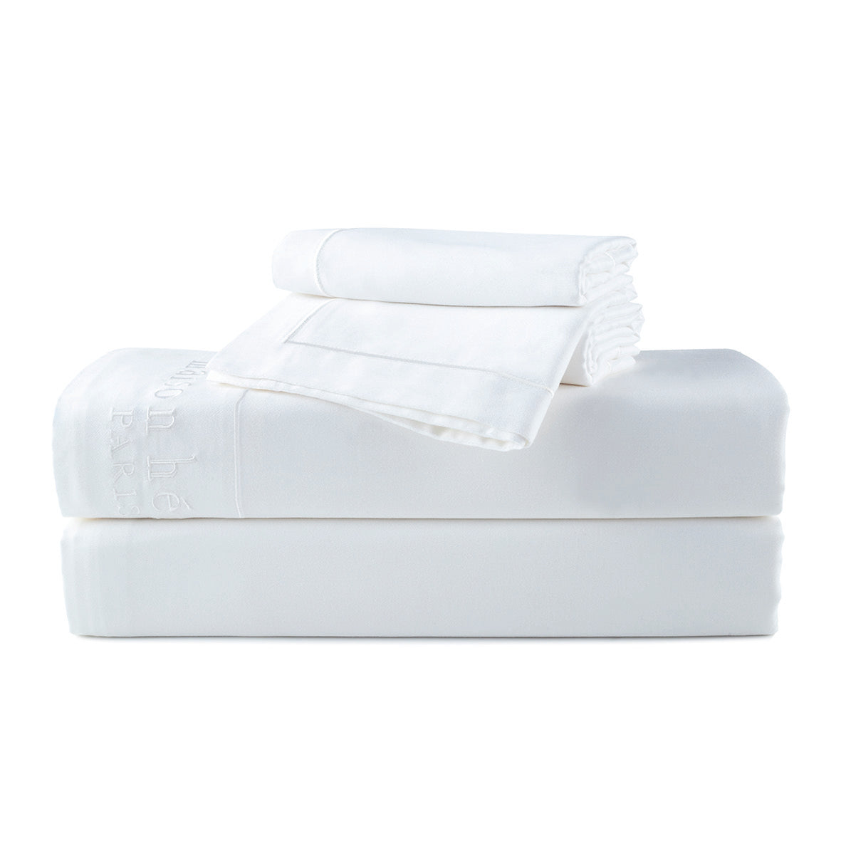Ensemble de draps satin de coton Uni 1 baratta
