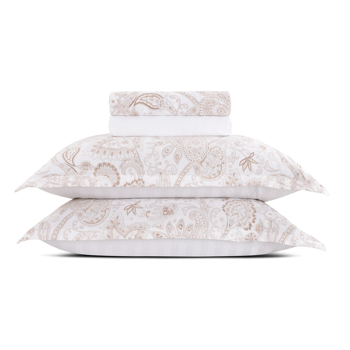 Ensemble de draps satin de coton Indienne