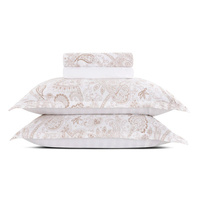 Ensemble de draps satin de coton Indienne