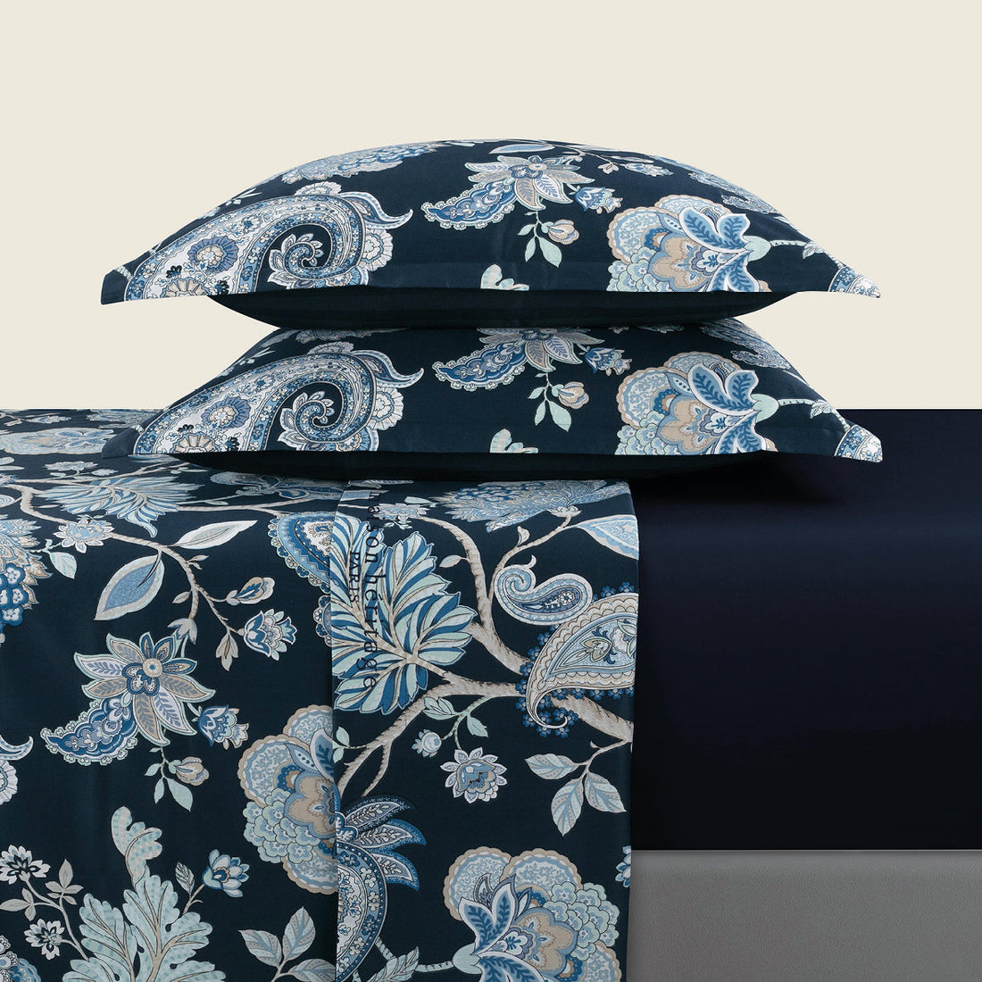 Ensemble de draps satin de coton Kashmir