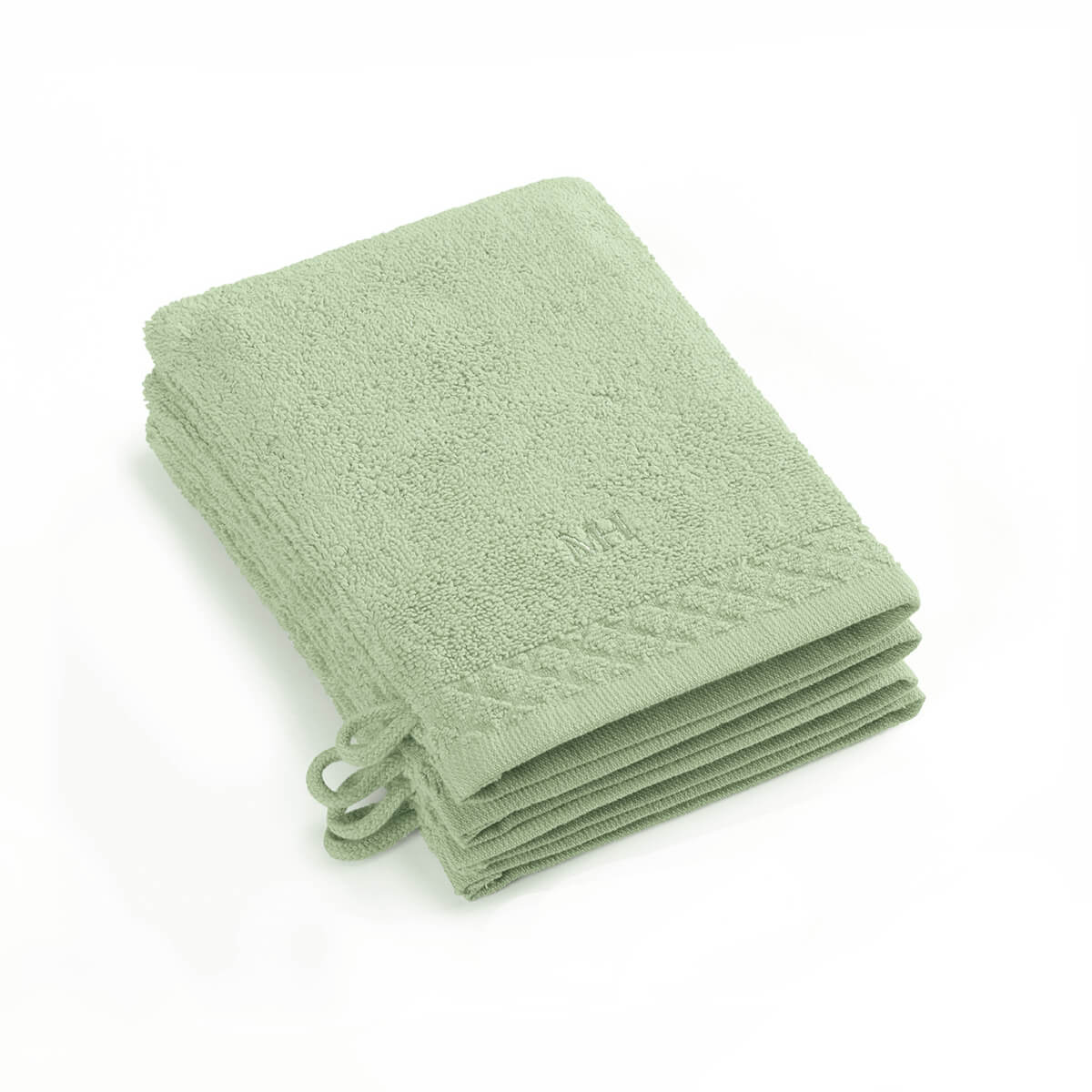 Set de 4 gants de toilette