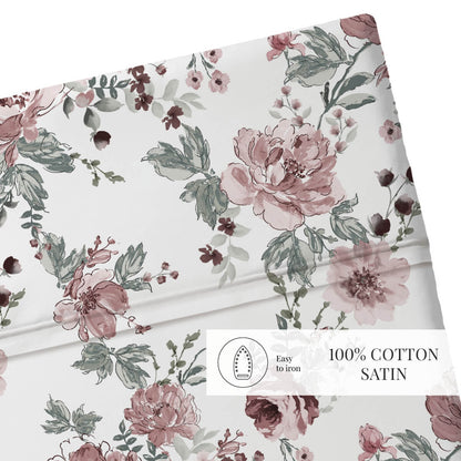 Drap plat Peony