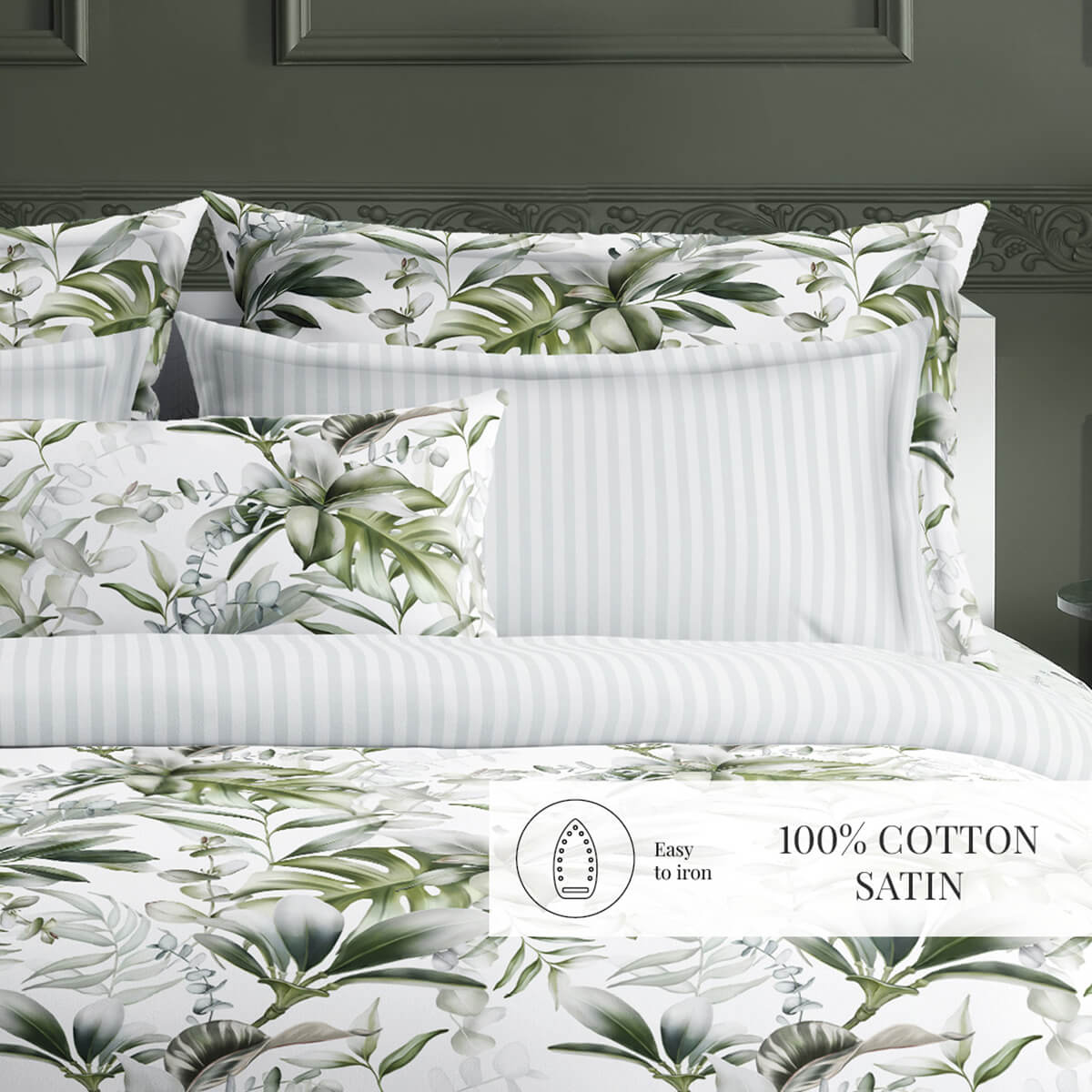 Parure Bleu Jardin Exotique