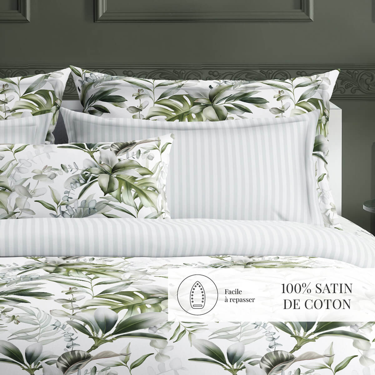 Parure Bleu Jardin Exotique