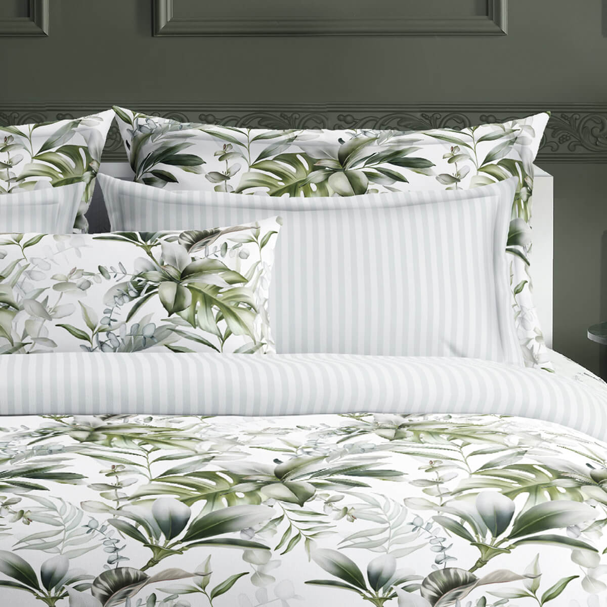 Parure Bleu Jardin Exotique