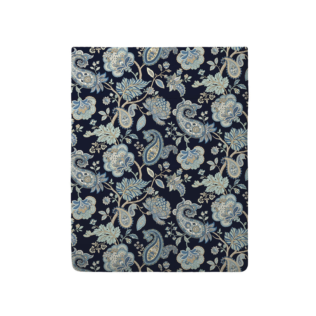 Drap plat satin de coton Kashmir