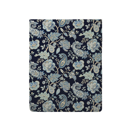 Drap plat satin de coton Kashmir