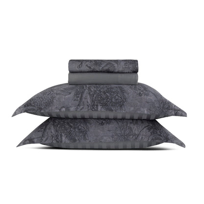 Ensemble de draps satin de coton Jardin Botanique