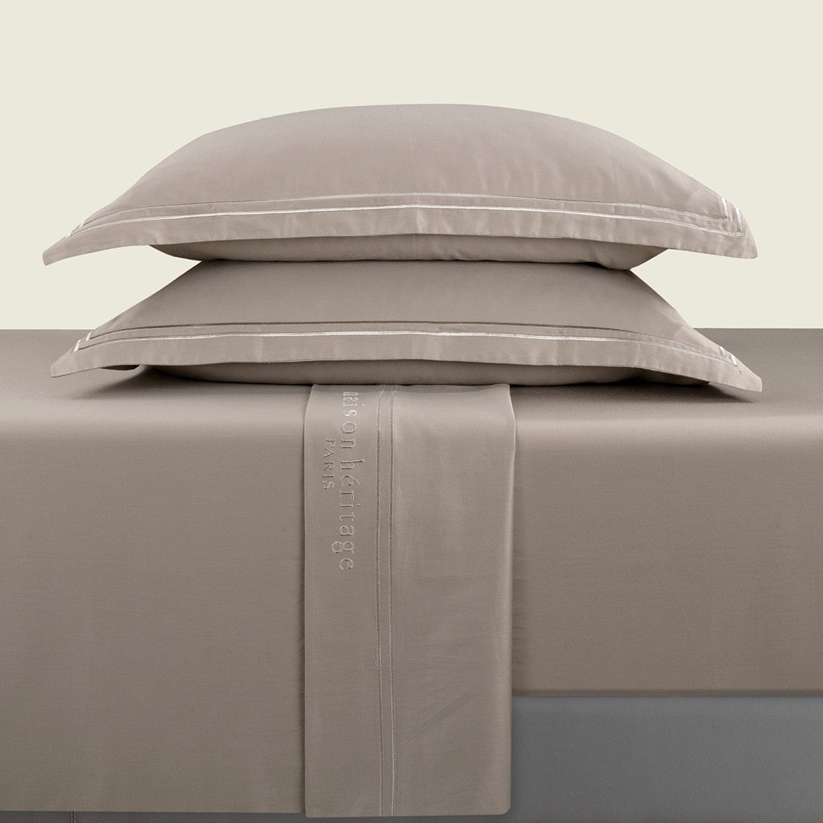 Ensemble de draps satin de coton Paris