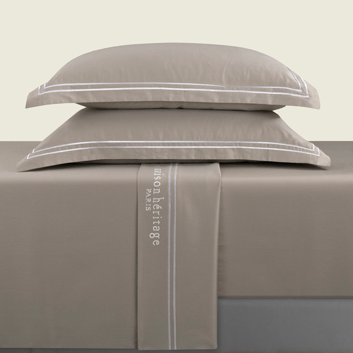 Ensemble de draps satin de coton Paris