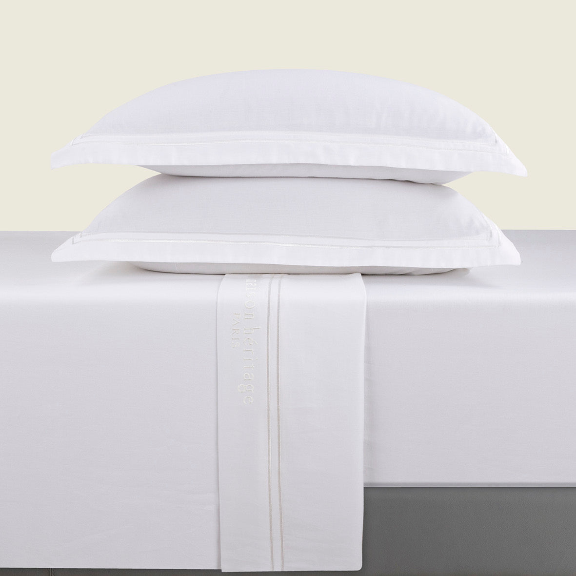 Ensemble de draps satin de coton Paris