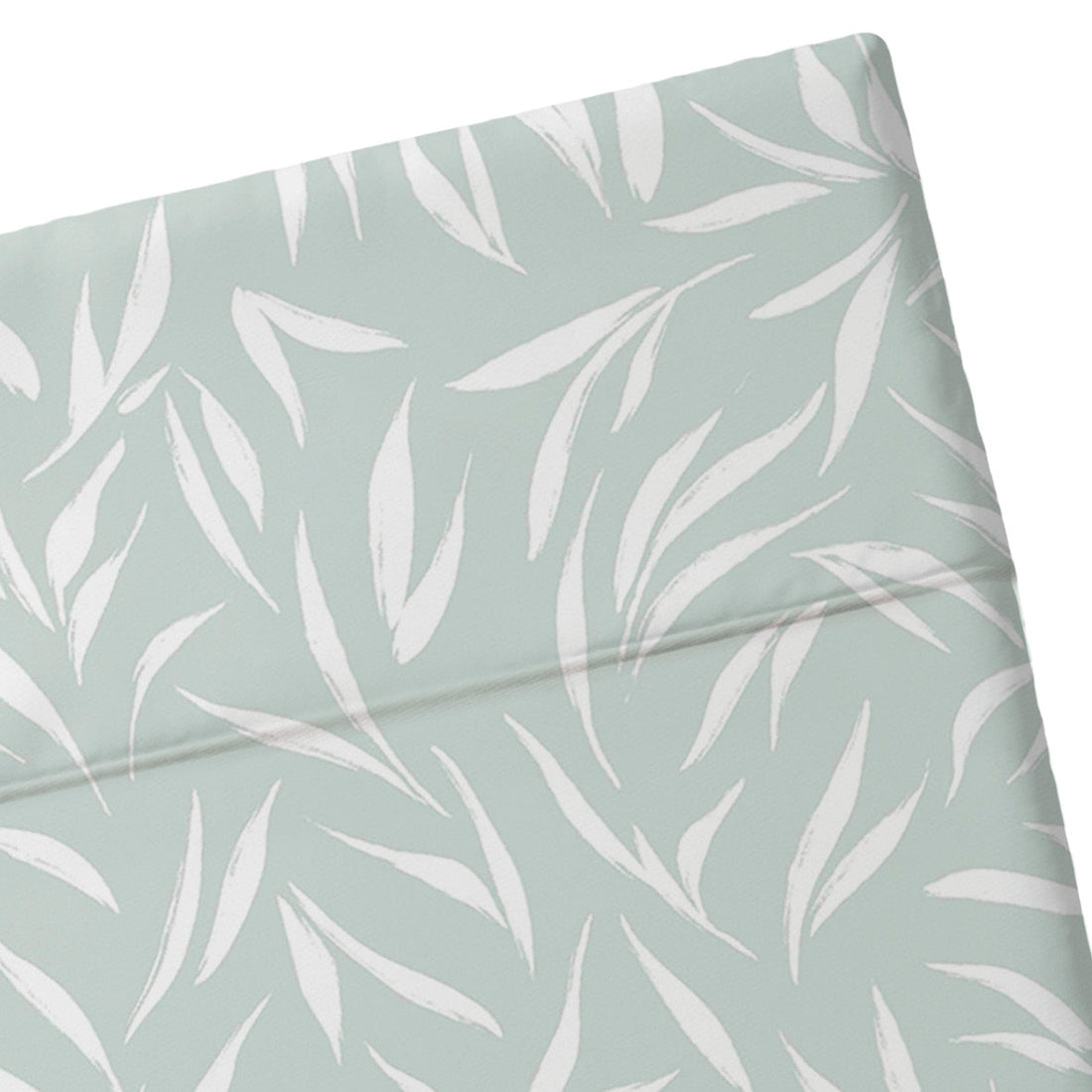 Drap plat satin de coton Olea europaea