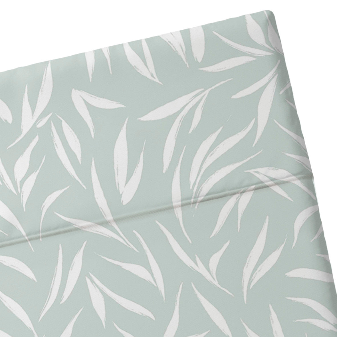 Drap plat satin de coton Olea europaea