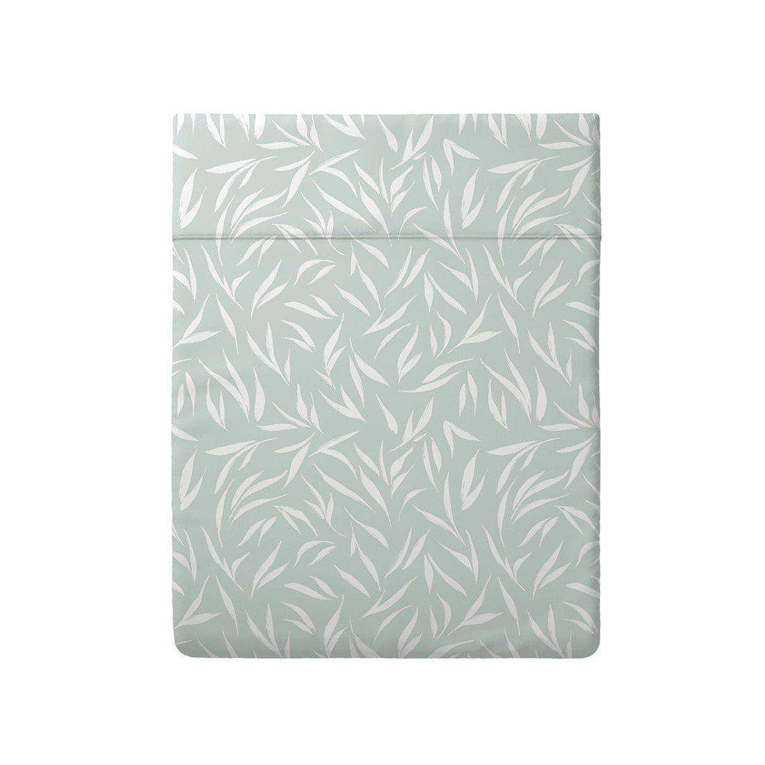 Drap plat satin de coton Olea europaea