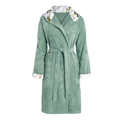 Peignoir avec capuche Jardin exotique
