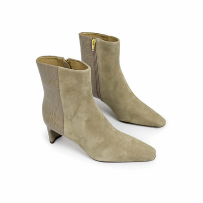 Assia - Taupe Suede
