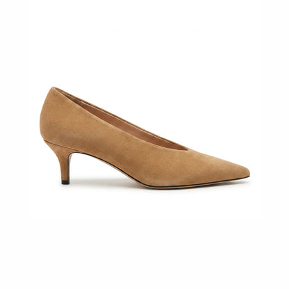 Hedda - Taupe suede