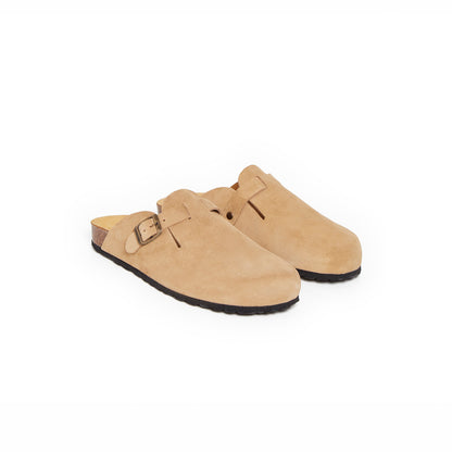 Isabeau - Beige suede