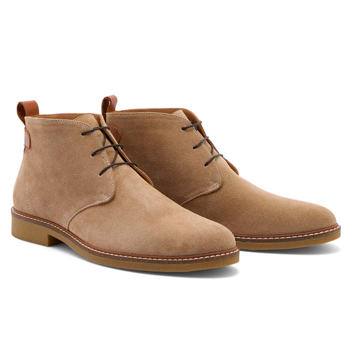 Noam - Beige suede