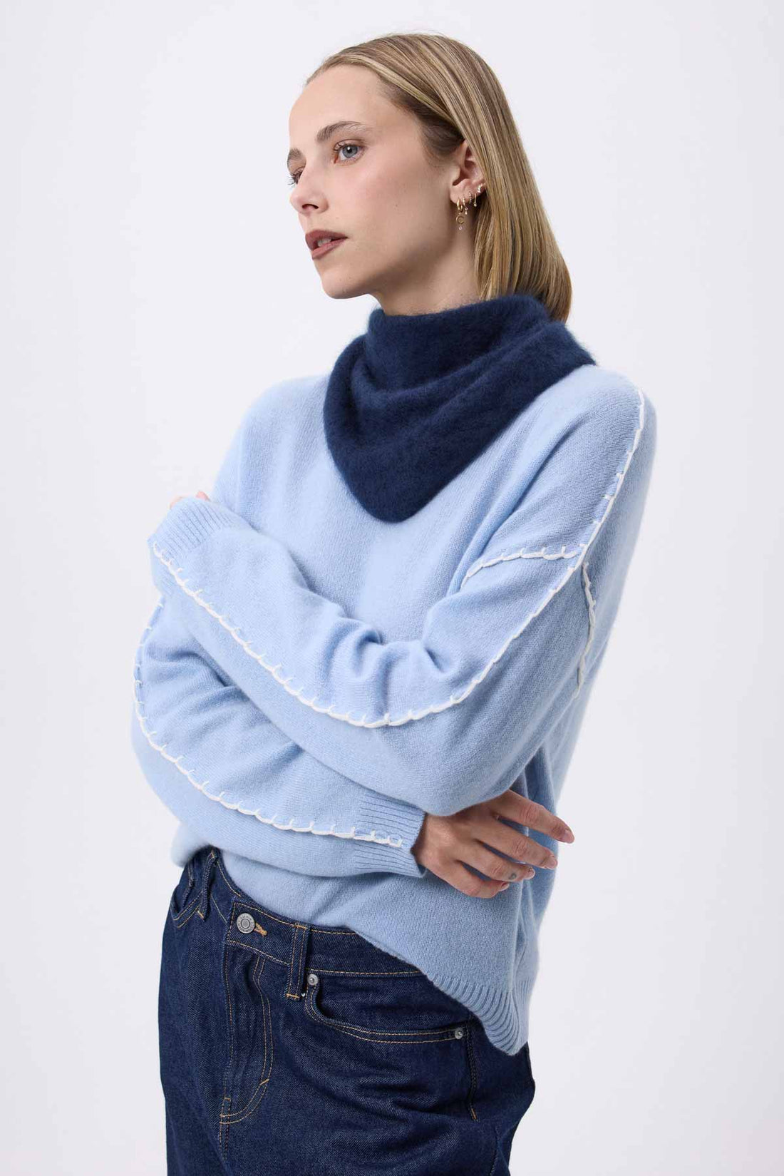 Bandana Amel bleu marine