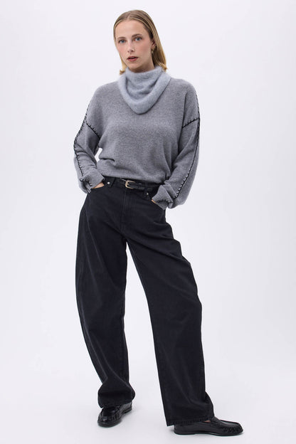 Bandana Amel gris clair