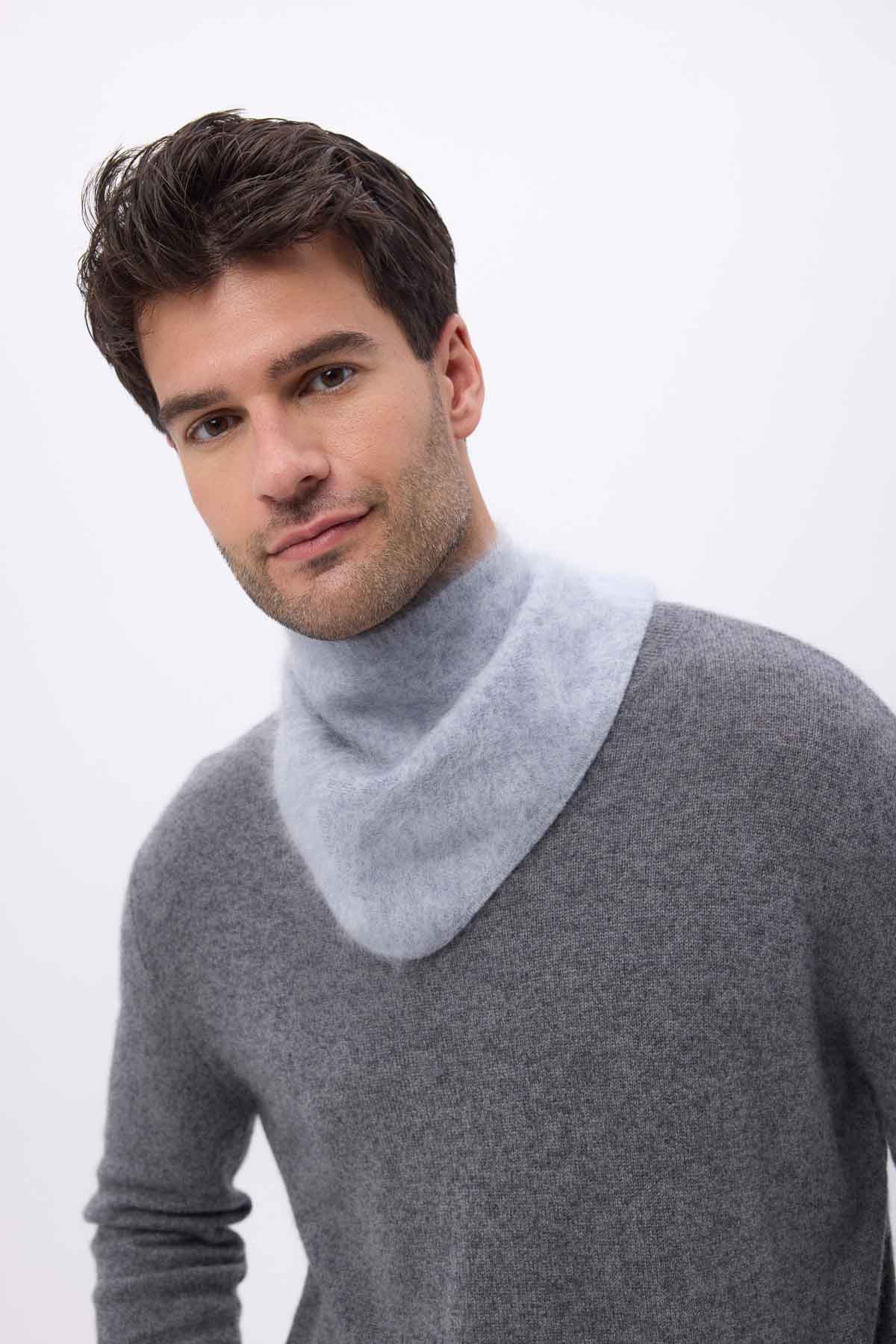 Bandana Amel gris clair