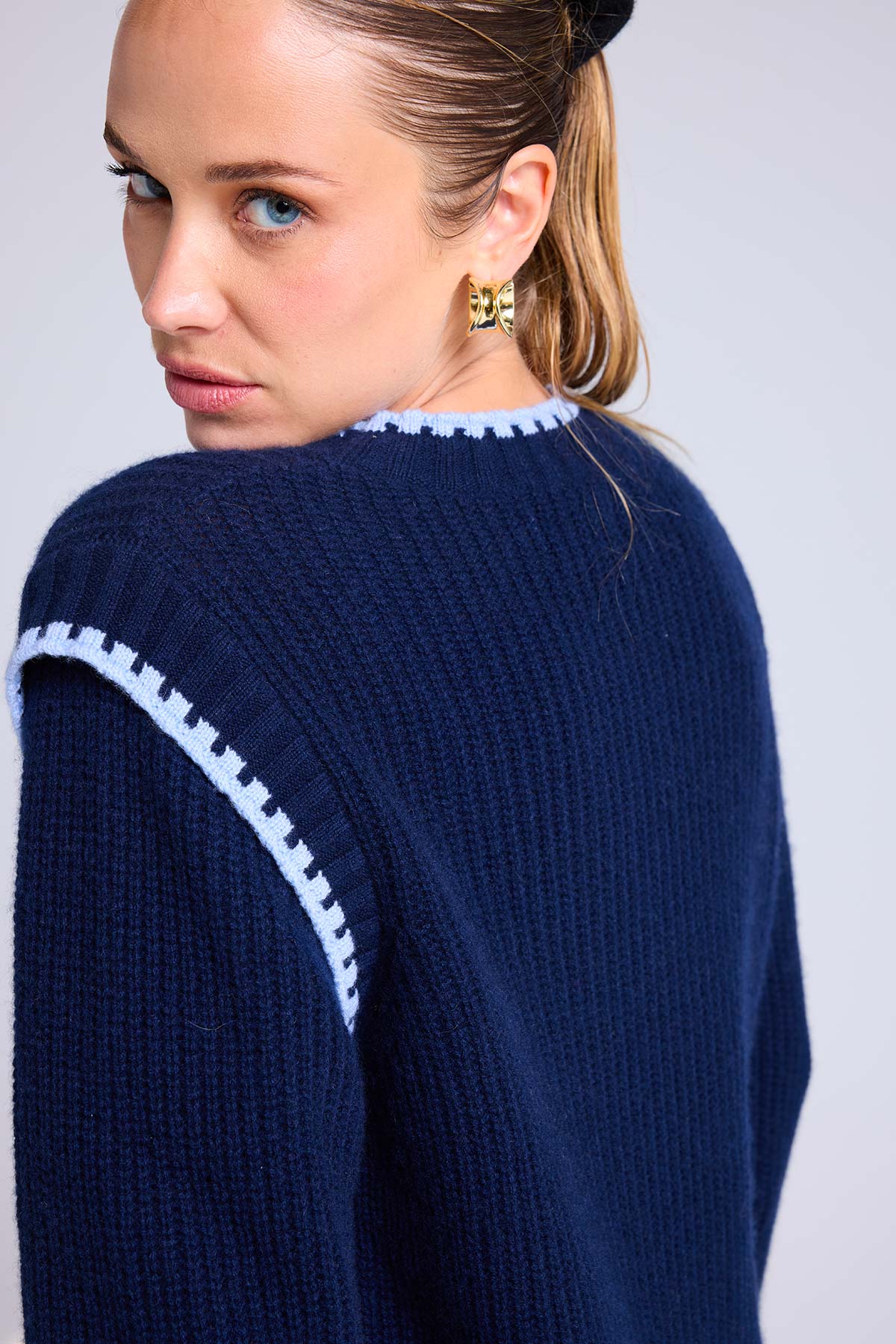 Bertille bleu marine bleu ciel