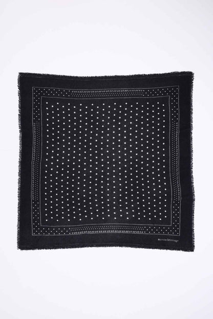 Bandana Big Heritage Pois noir blanc