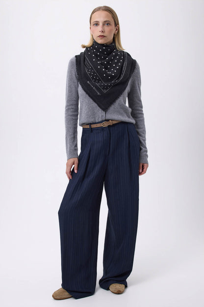 Bandana Big Heritage Pois noir blanc