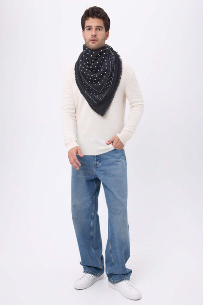 Bandana Big Heritage Pois noir blanc