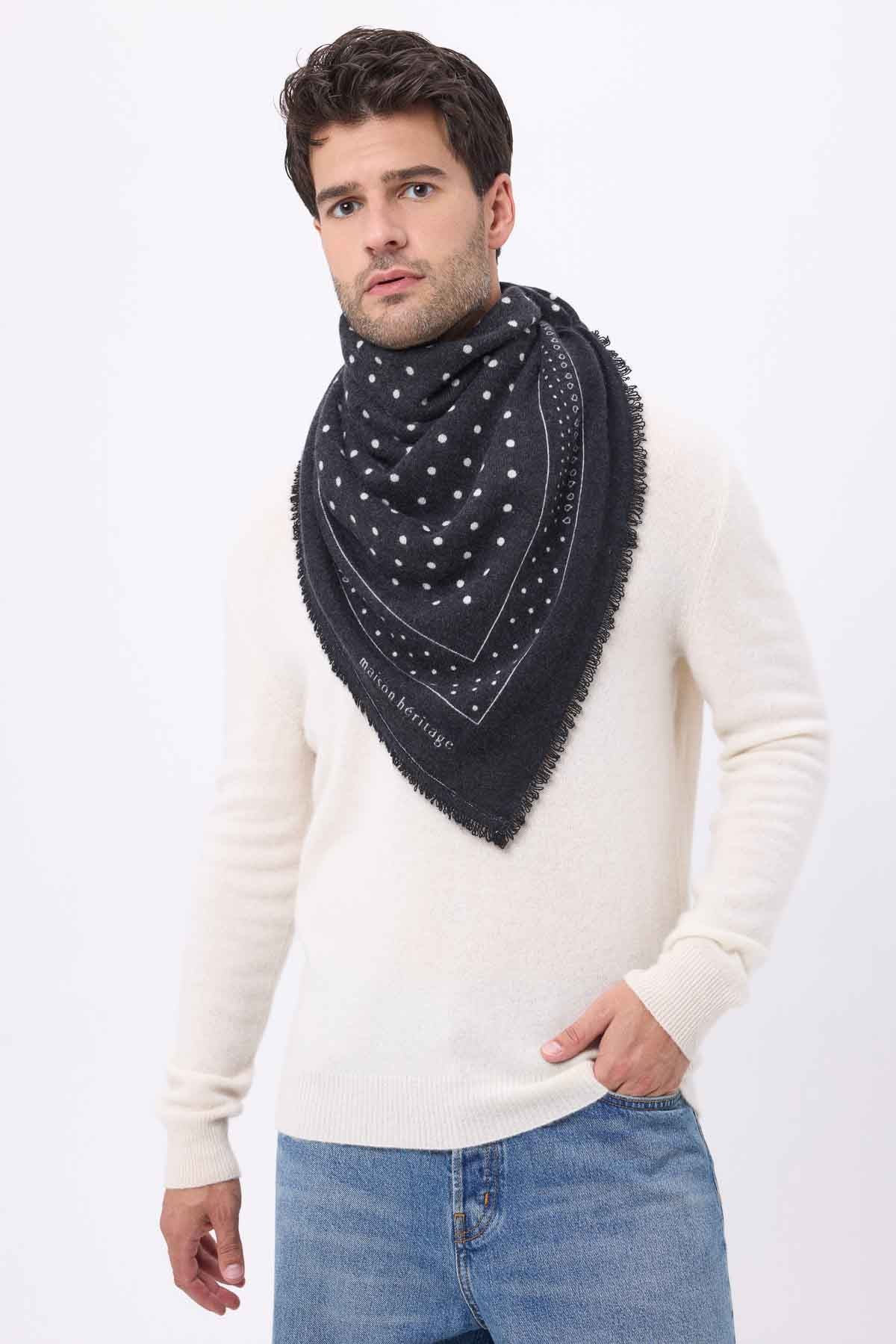 Bandana Big Heritage Pois noir blanc