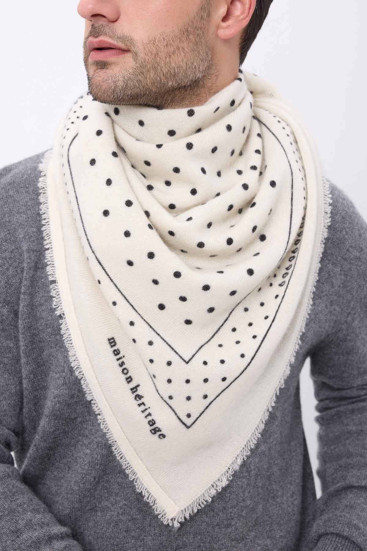 Bandana Big Heritage Pois blanc noir