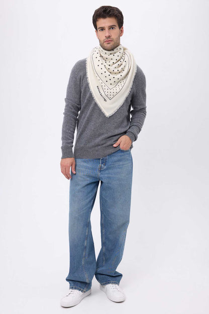 Bandana Big Heritage Pois blanc noir