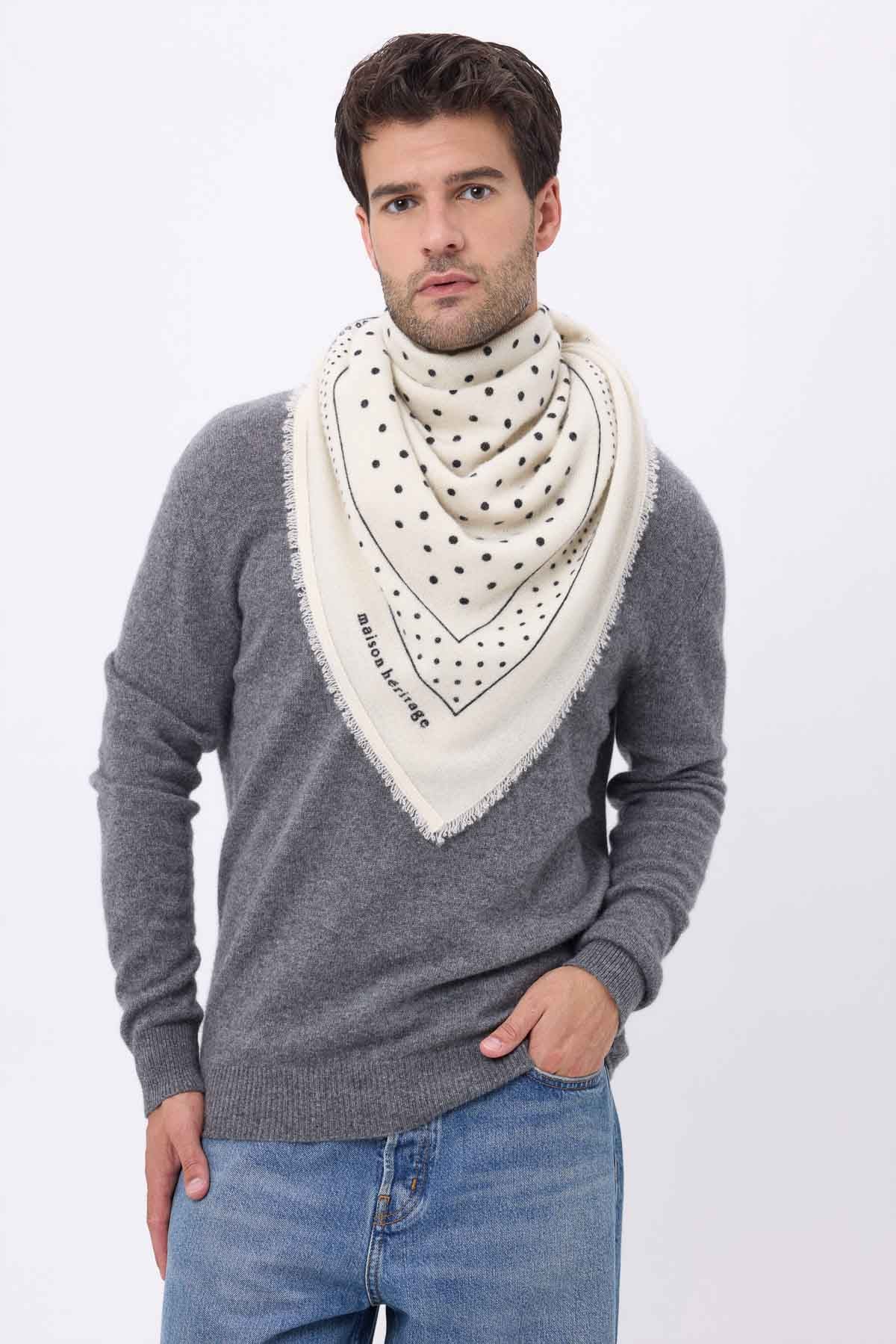 Bandana Big Heritage Pois blanc noir