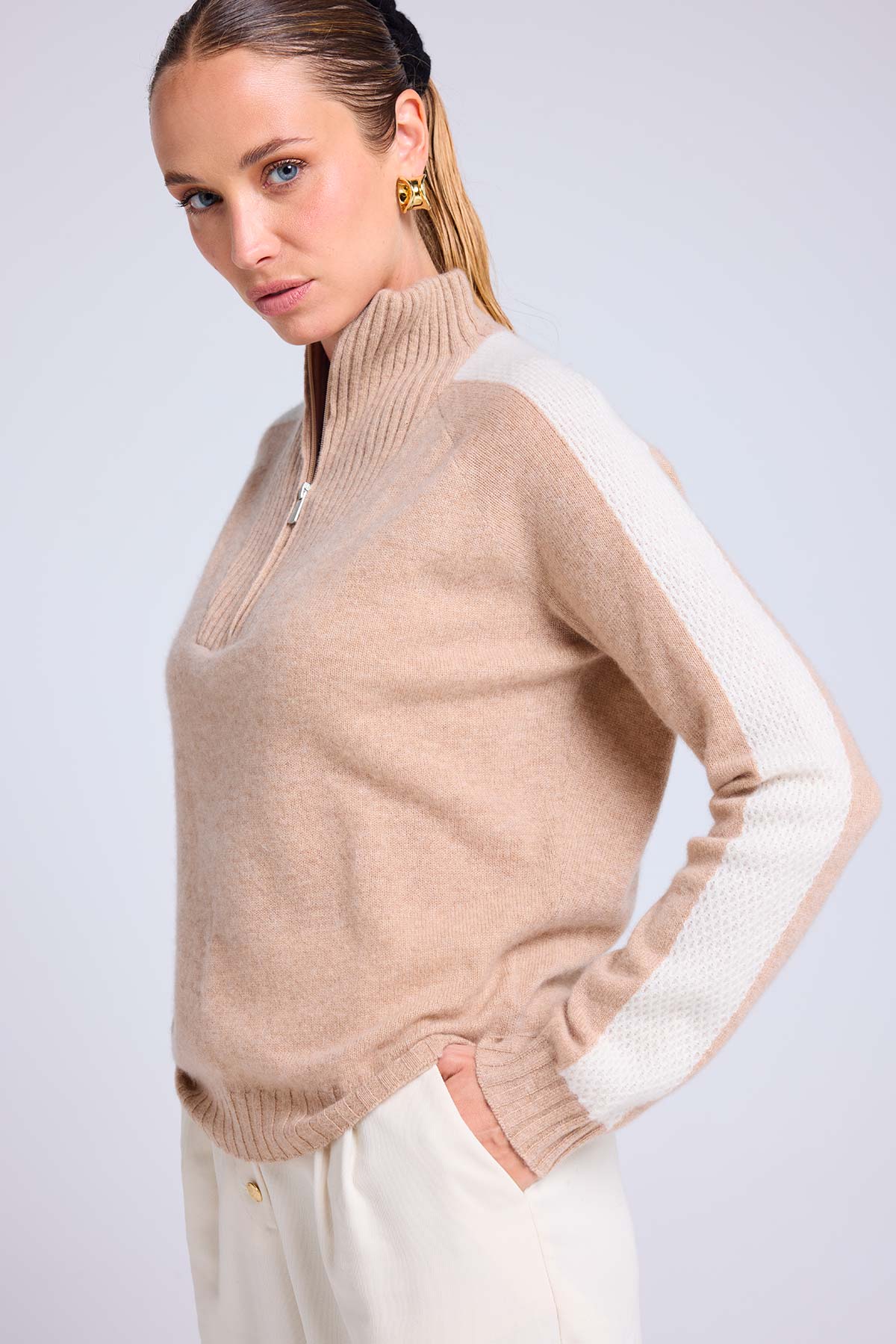 Caroline crème blanc