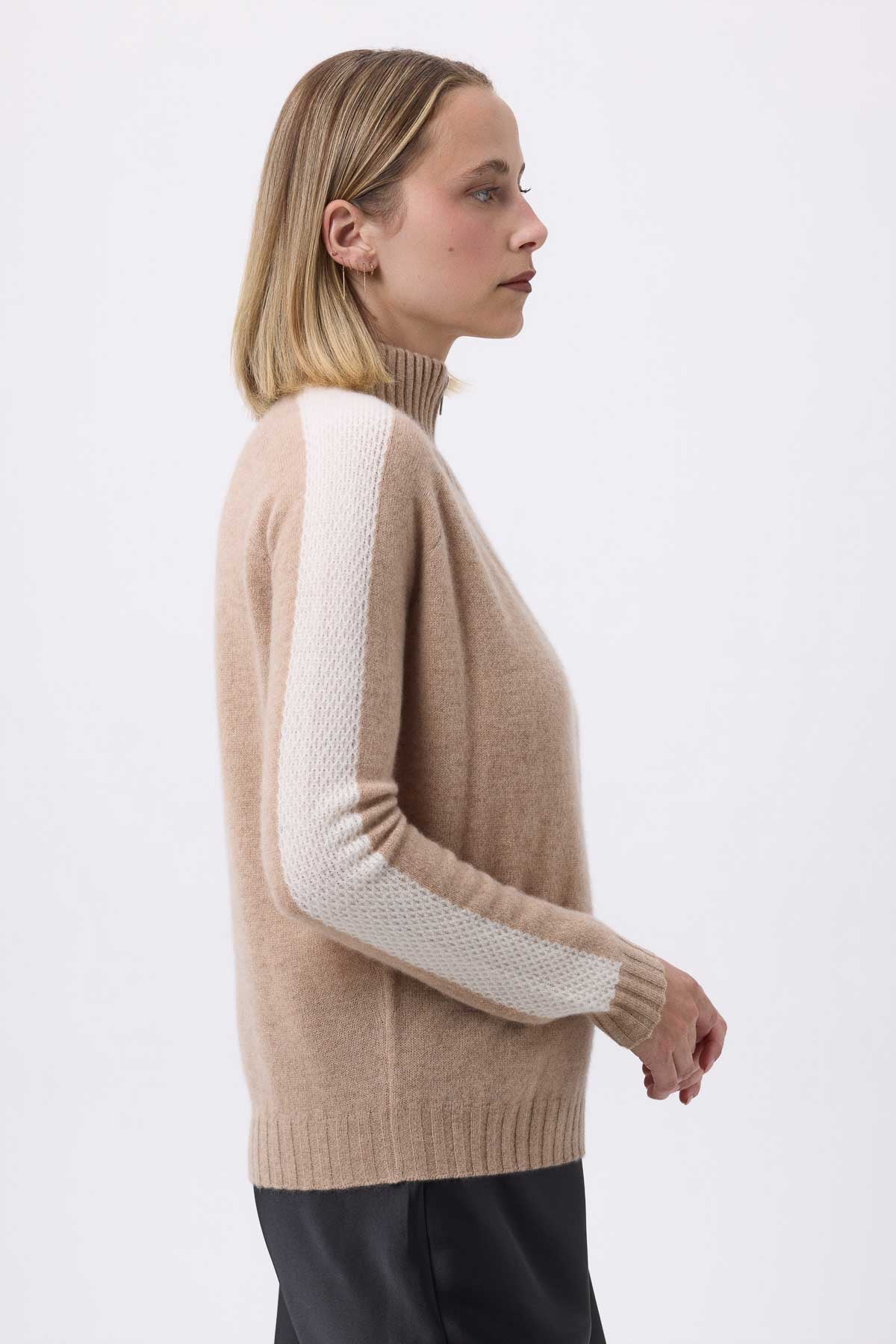 Caroline beige crème blanc