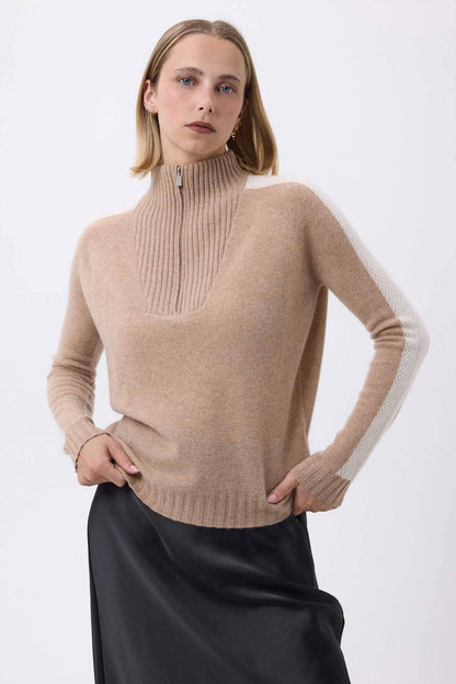 Caroline beige crème blanc