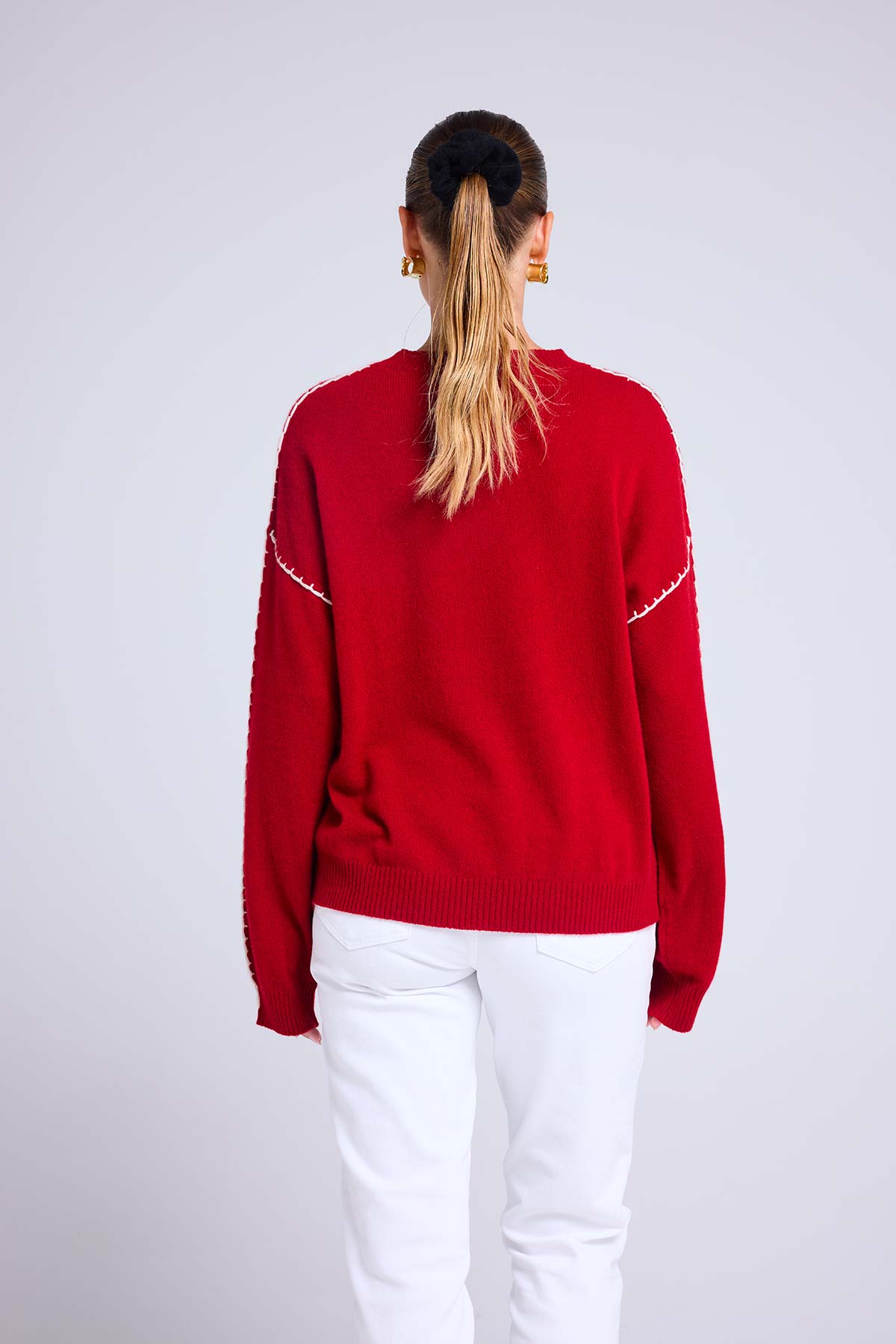 Clarisse rouge bordeaux blanc