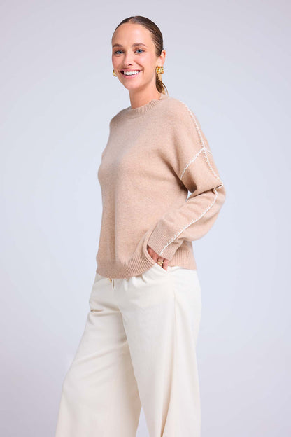 Clarisse beige crème blanc