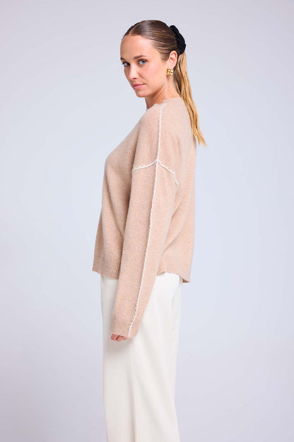 Clarisse beige crème blanc