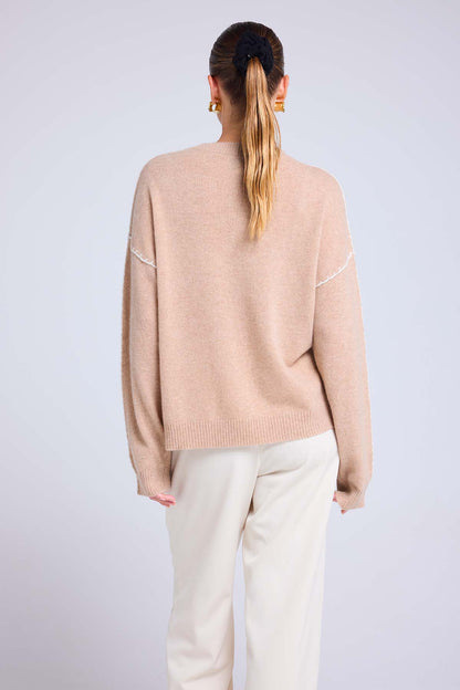 Clarisse beige crème blanc