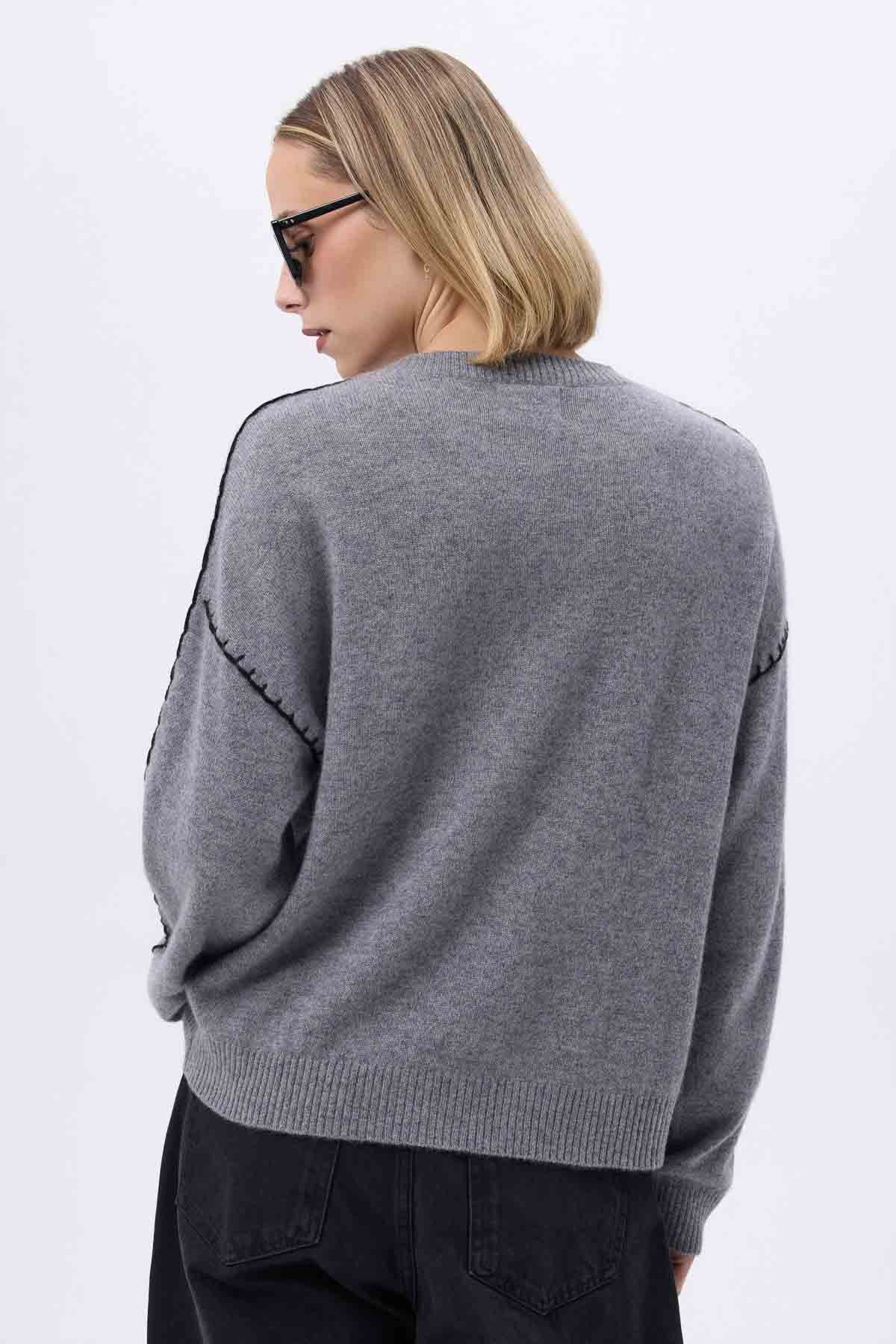 Clarisse gris foncé noir