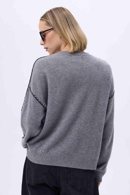 Clarisse gris foncé noir
