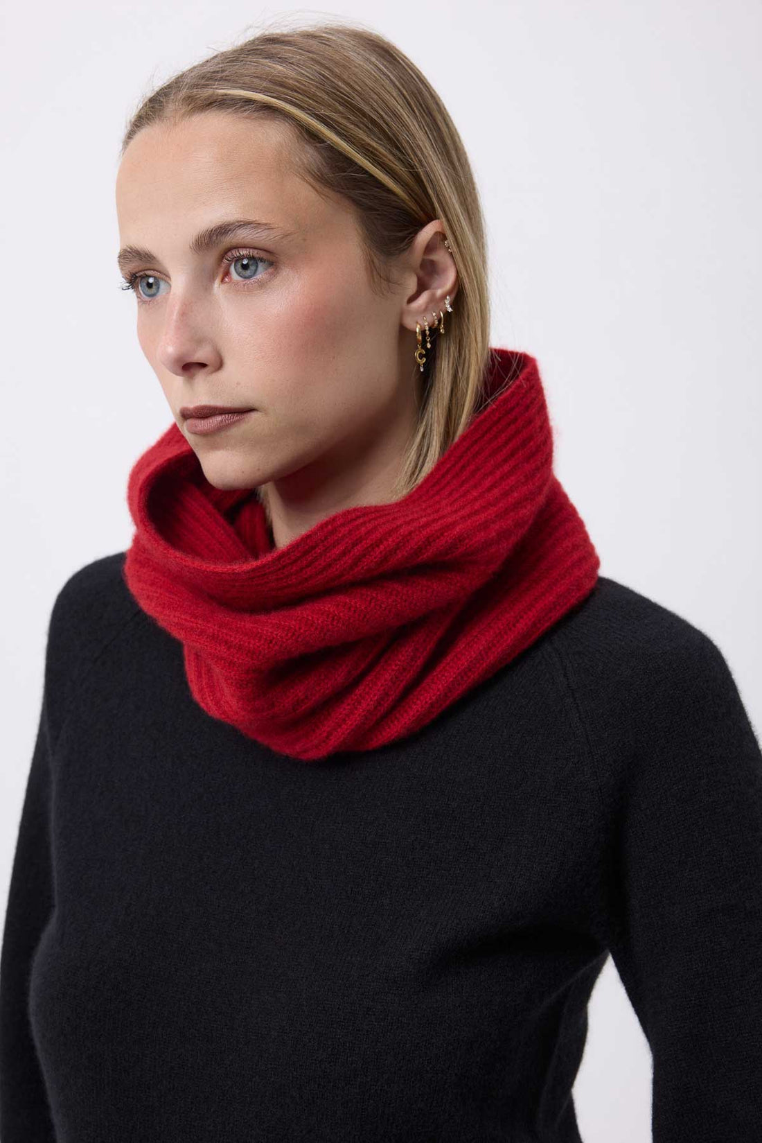 Col rouge bordeaux