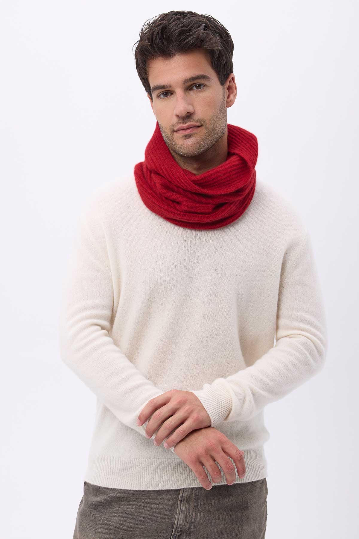 Col rouge bordeaux