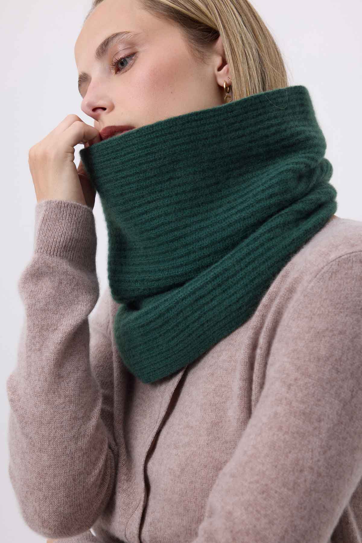 Col vert bouteille